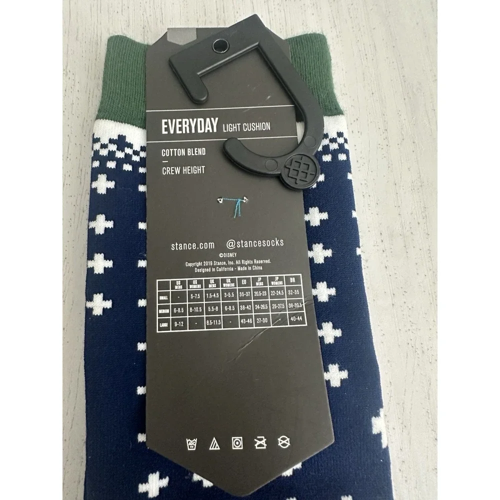 Disney Stance Christmas Crew Socks Donald Duck All Gender Sz‎ Large